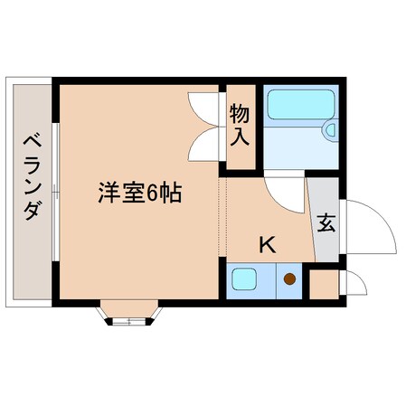 奈良駅 バス6分  北神殿下車：停歩2分 3階の物件間取画像